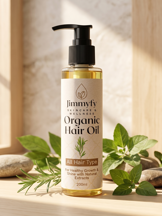 Jimmyfy Organic Hair Oil | Premium 200ml Growth & Radiance Elixir - Jimmyfy shop