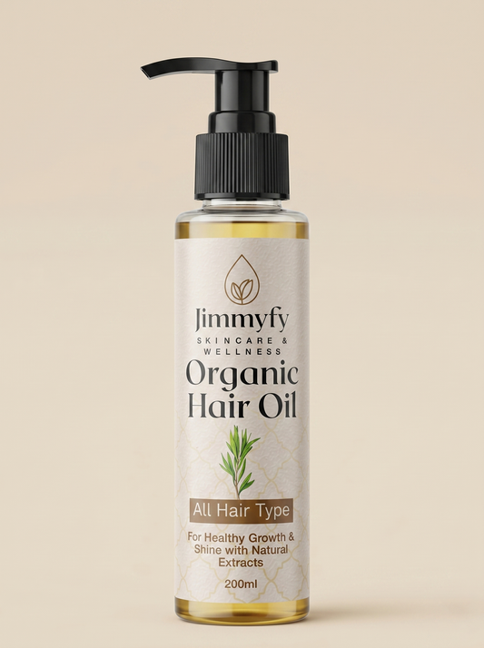 Jimmyfy Organic Hair Oil | Premium 200ml Growth & Radiance Elixir - Jimmyfy shop