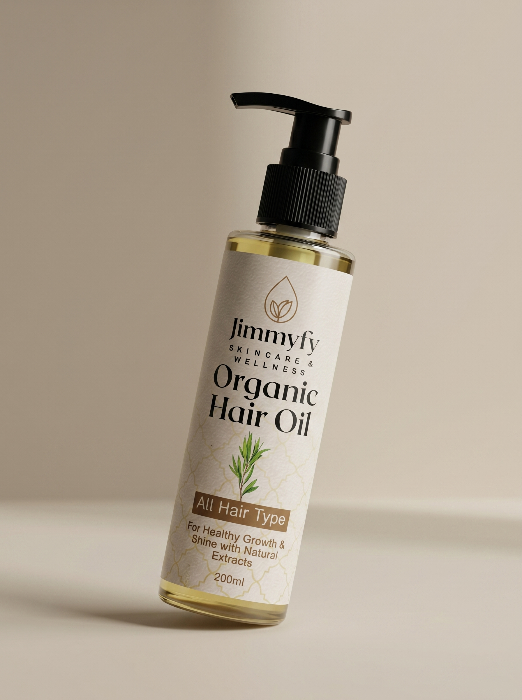 Jimmyfy Organic Hair Oil | Premium 200ml Growth & Radiance Elixir - Jimmyfy shop